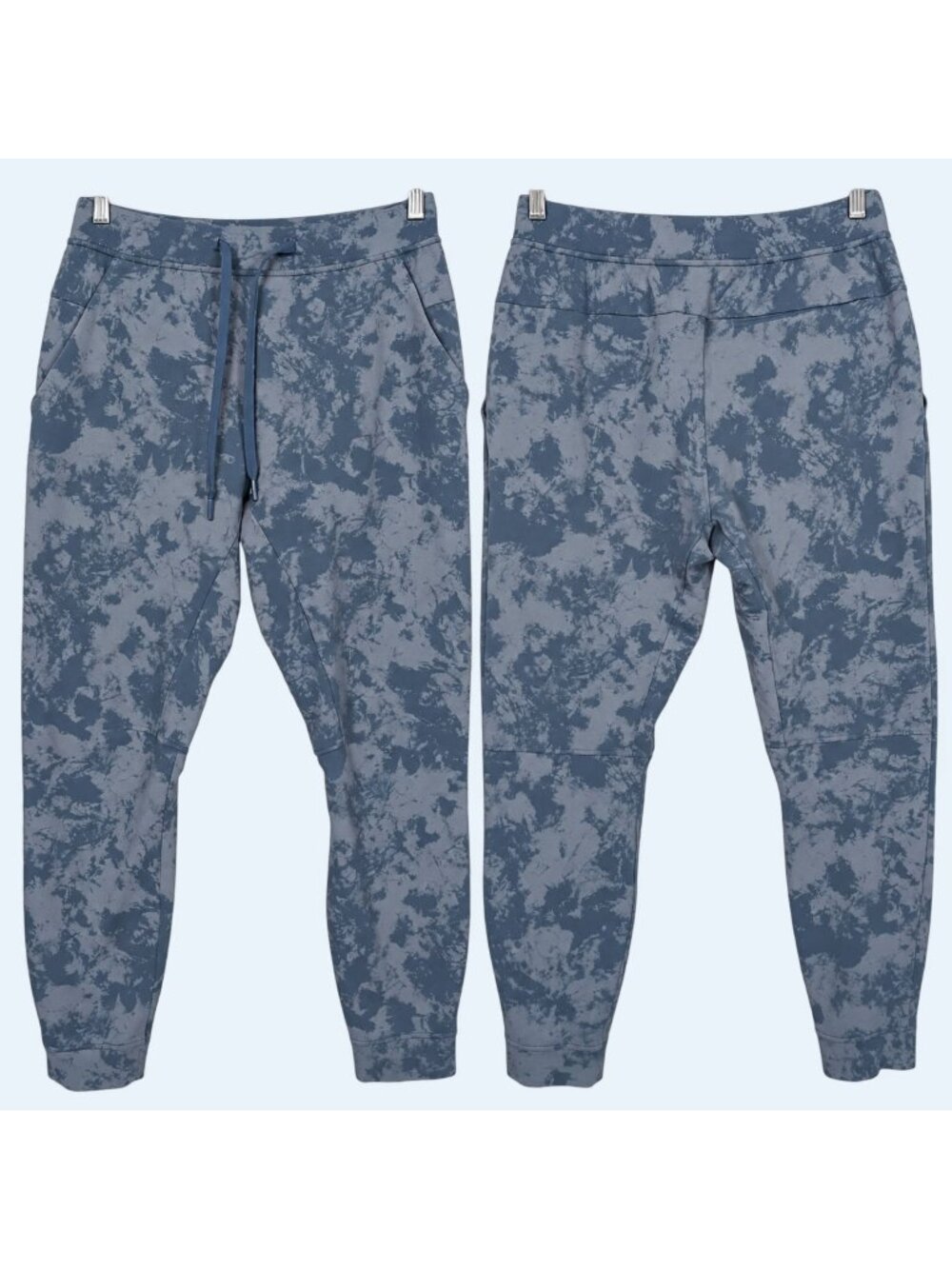 Lululemon Athletica Men’s City Sweat Joggers slate Blue M Tie Dye Lounge Pants